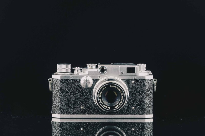 Canon II D+Canon 50mm f2.8 LTM #0184 #135底片相機 - 相機/拍立得/底片相機 - 其他金屬 黑色