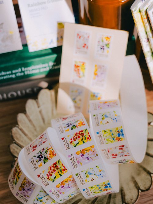 グリッターラベラーシールロール - ショップ Meow Illustration