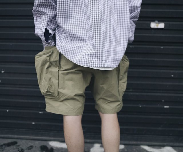 CITYBOY Japanese large pocket loose outdoor overalls shorts