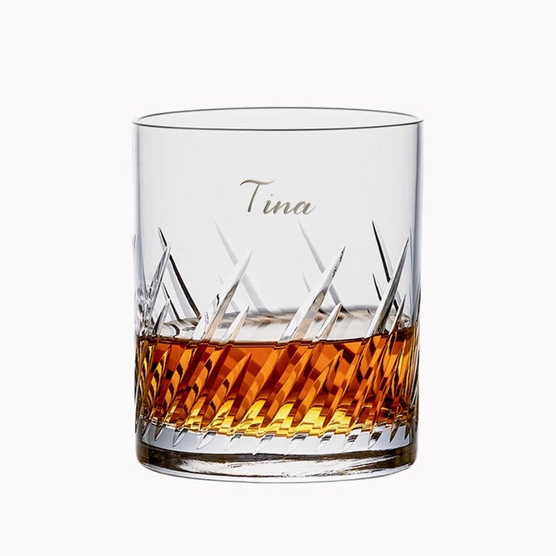 275cc [Japan Toyo Sasaki] Crystal Wings Whiskey Glass - Bar Glasses & Drinkware - Glass Transparent