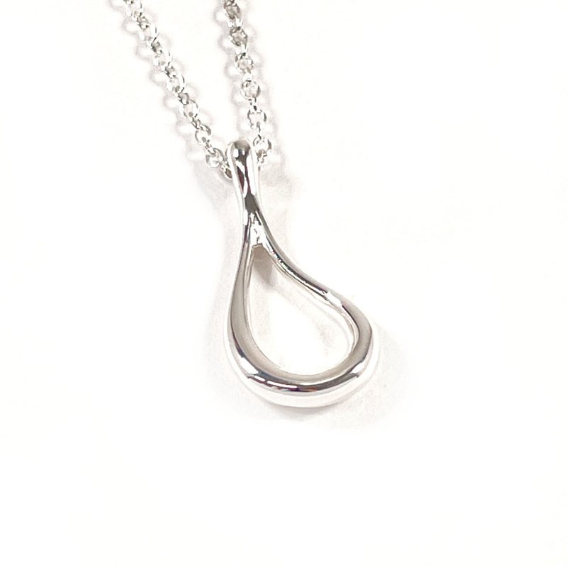 【日本直送 中古美品】ティファニー TIFFANY&Co. ネックレス オープン ティアドロップ エルサペレッティ シルバー925 - 項鍊 - 純銀 銀色