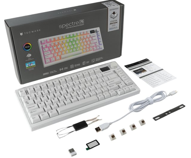 Tecware Spectre Pro、RGBメカニカルキーボード、RGB LED (Outemu Red) Tecware Spectre Pro Review