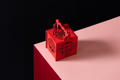 南國紅逗 原味紅逗茶木製提盒/2包裝
