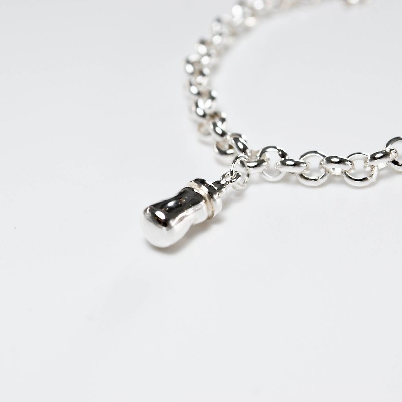 baby series-bottle bracelet - Bracelets - Sterling Silver Silver