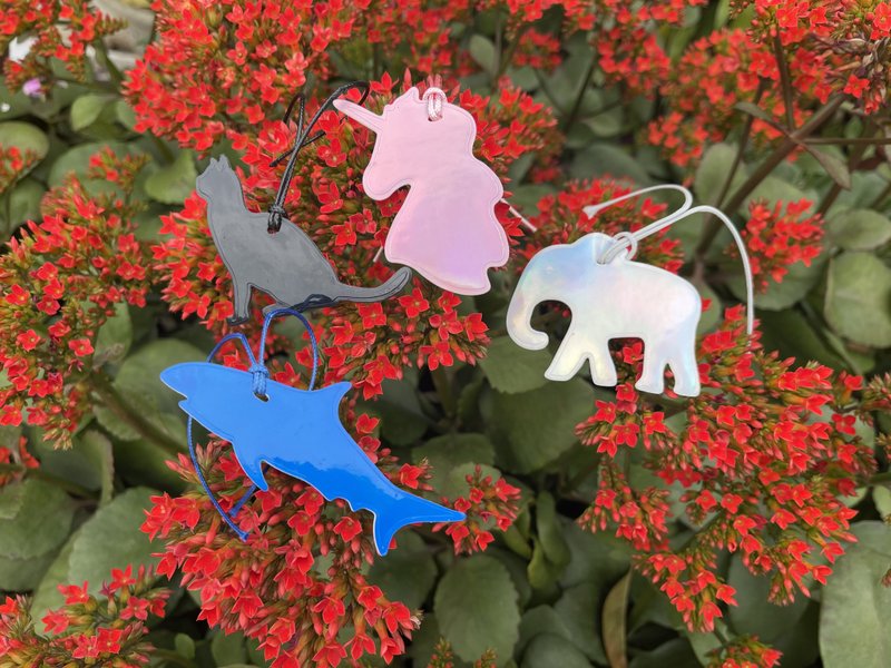 Bookmark Reflective Charm Elephant Leather Shark Cat Unicorn - Bookmarks - Faux Leather 