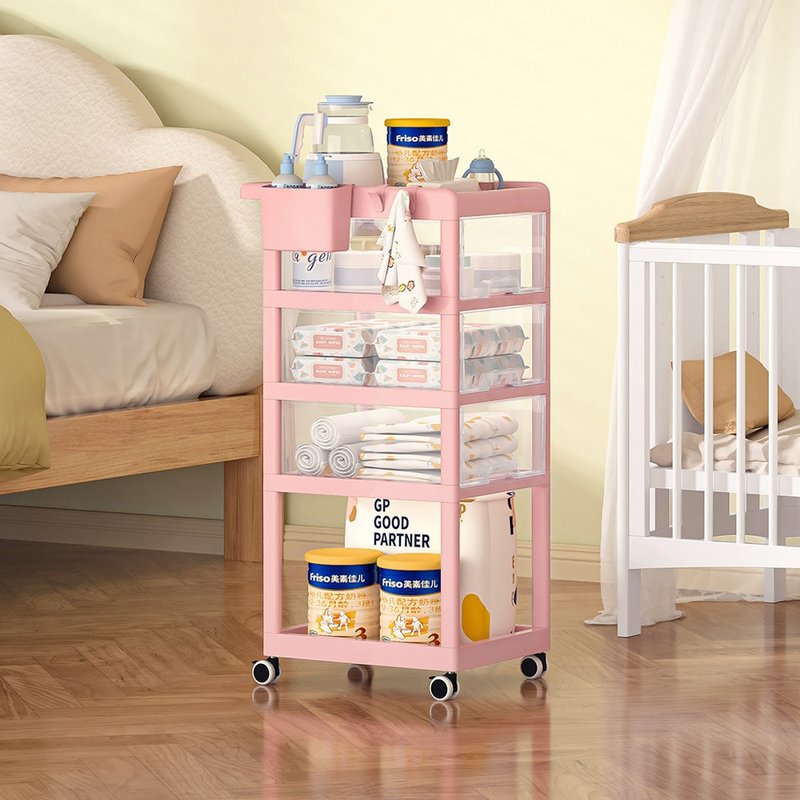 PICKup removable four-layer drawer crib storage stroller (3 drawers)-DIY-multiple colors available - Storage - Plastic Multicolor