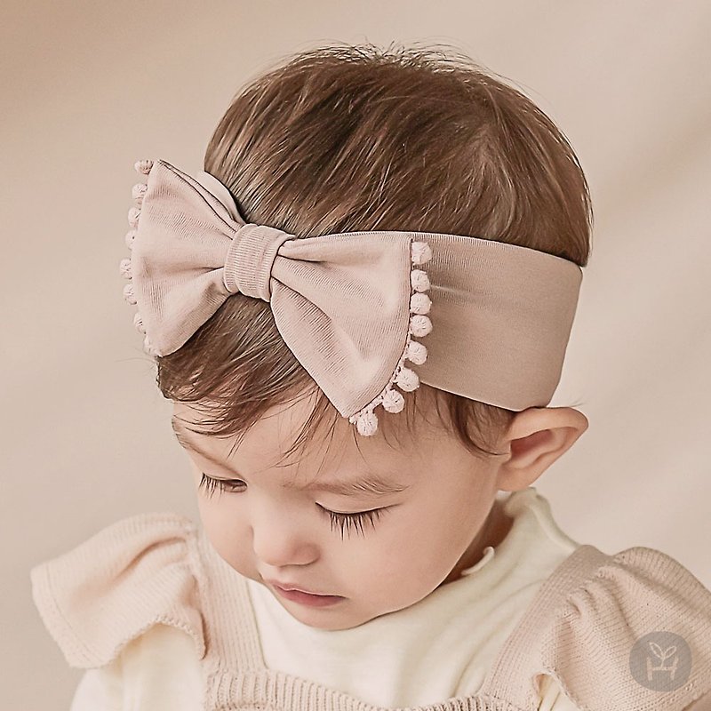 Happy Prince Korea-made Elisabeth baby girl and children's bow headband - หมวกเด็ก - ผ้าฝ้าย/ผ้าลินิน หลากหลายสี