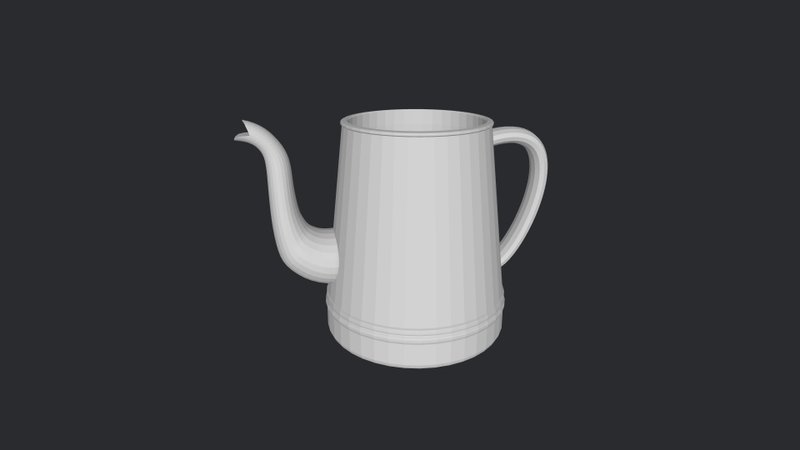 3D MODEL Miniature teapot without lid model | Miniature 3D models ready to print - 其他數位商品 - 其他材質 