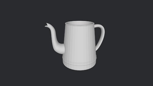 Rina Vellichor Miniatures 3D MODEL Miniature teapot without lid model | Miniature 3D models ready to print