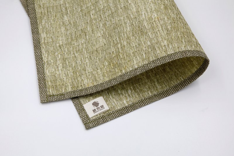 [Paper cloth home] Wrapped placemat 40*30cm natural material paper thread weaving - ผ้ารองโต๊ะ/ของตกแต่ง - กระดาษ หลากหลายสี