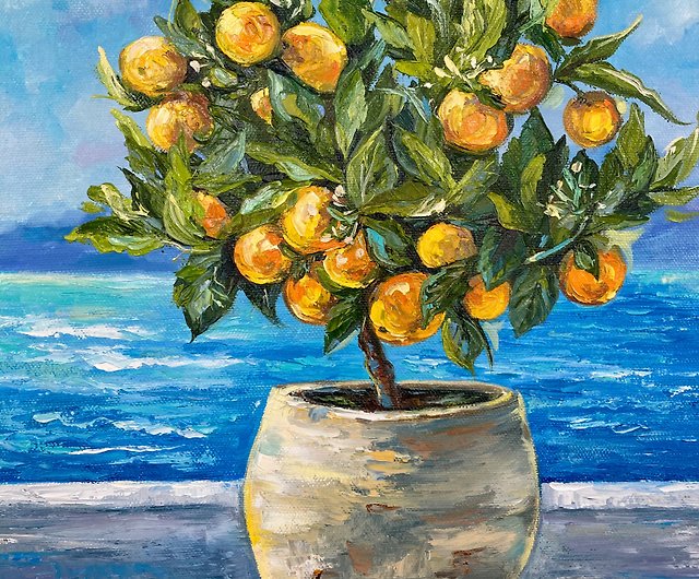 アート絵画 ３枚セット レモンオレンジフルーツ - 絵画/タペストリ