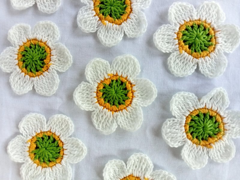 Crochet Daisy Flower PDF Pattern - PDF Download - 其他數位商品 - 其他材質 