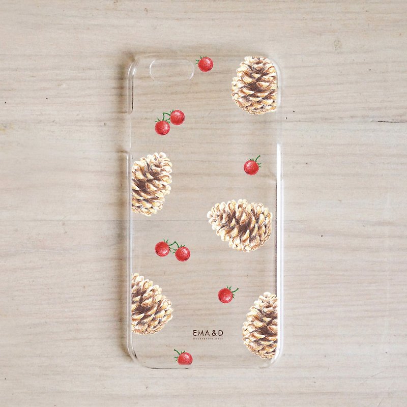 Pinecone and Fruit Crystal Phone Case - Phone Cases - Plastic 
