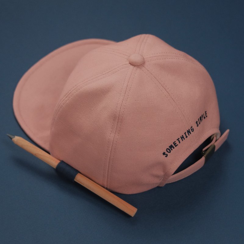 帆布棒球帽 _ LUCAS : 粉紅色 - 帽子 - 棉．麻 粉紅色
