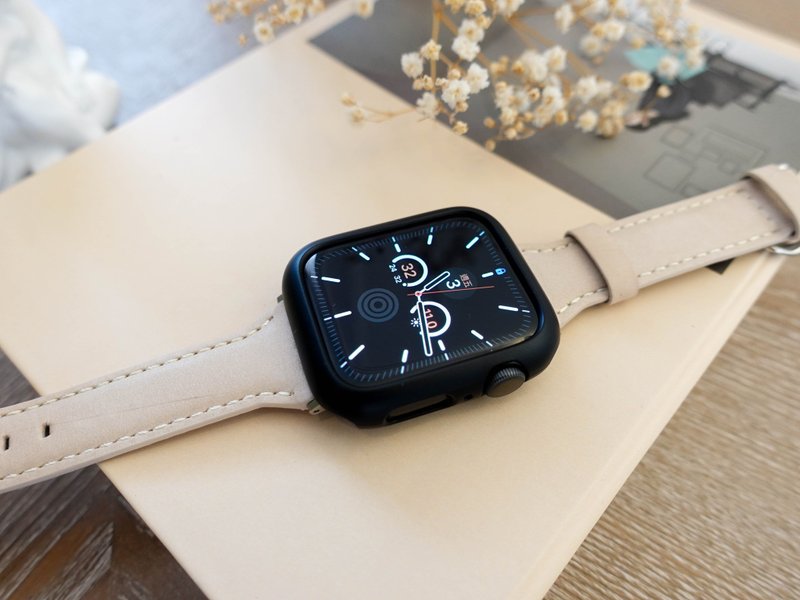 South Korea Apple Watch metal anti-collision and wear-resistant protective case - แกดเจ็ต - วัสดุอื่นๆ สีดำ