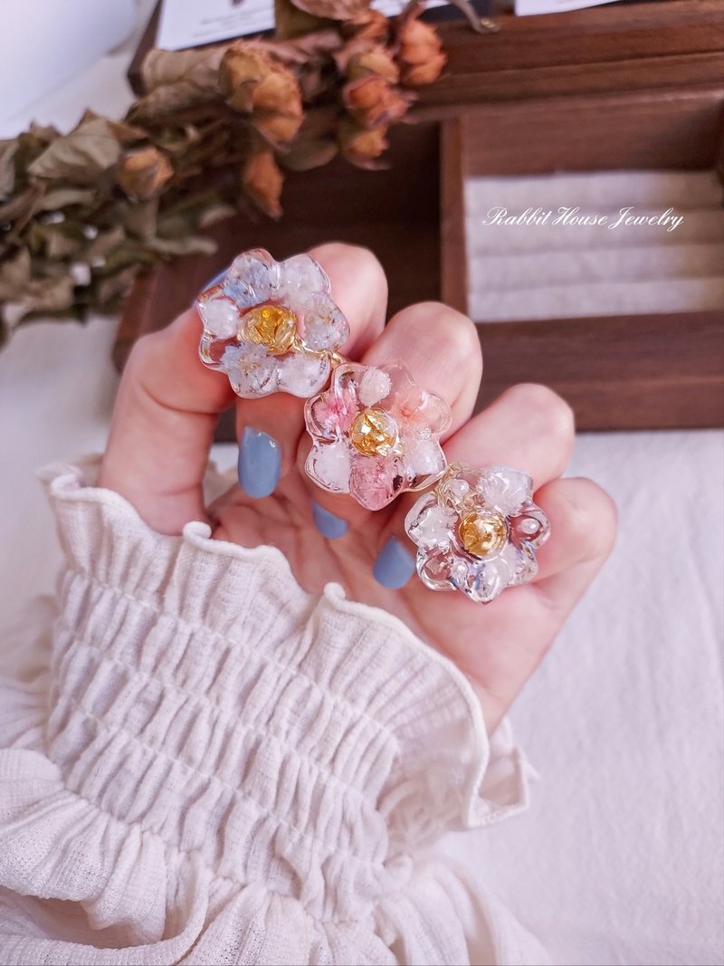 cloud flower ring - General Rings - Other Materials 