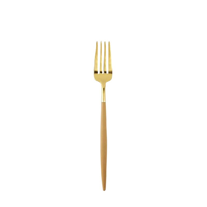 | Cutipol | GOA IVORY GOLD (Dessert fork) - Cutlery & Flatware - Stainless Steel Gold