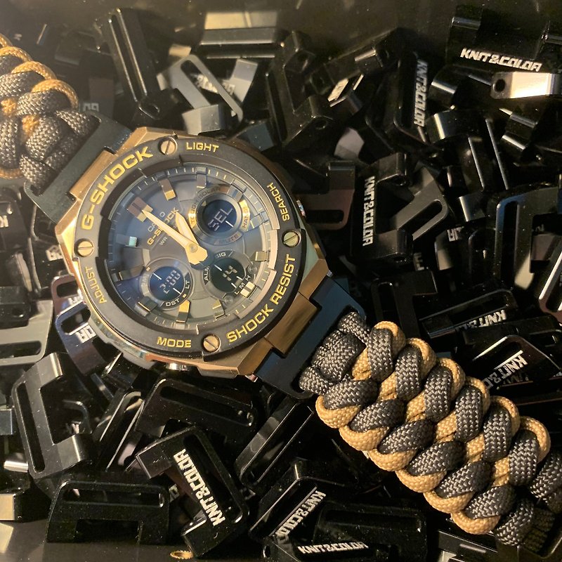 [Customized] Knit&Color. Handmade paracord - G-shock GST paracord watch strap - Watchbands - Nylon 