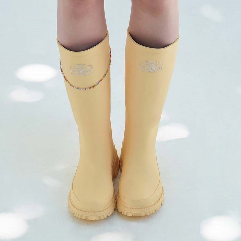 PRE-ORDER – MACMOC MACMOC City Long Rain Boots waterproof BUTTER - Women's Oxford Shoes - Other Materials White