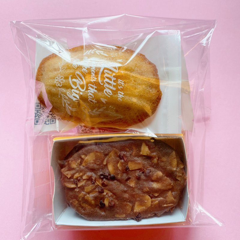 【期間限定】認真小食包-(紅心芭樂/水蜜桃) - 手工餅乾 - 新鮮食材 白色