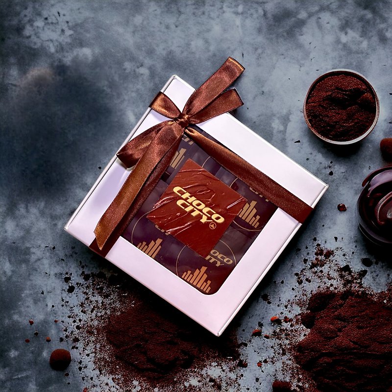 Choco city Lifelong Love Series 6 gift box - ช็อกโกแลต - อาหารสด สีนำ้ตาล