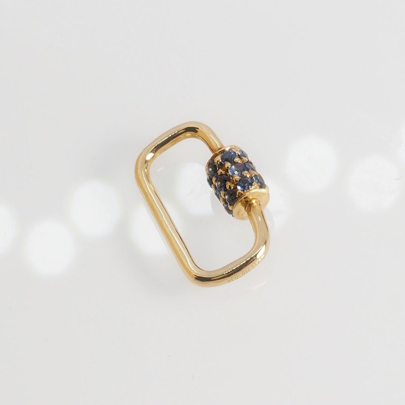 18K金經典藍寶石吊咀  Blue Sapphire Classic Connector - 其他 - 貴金屬 