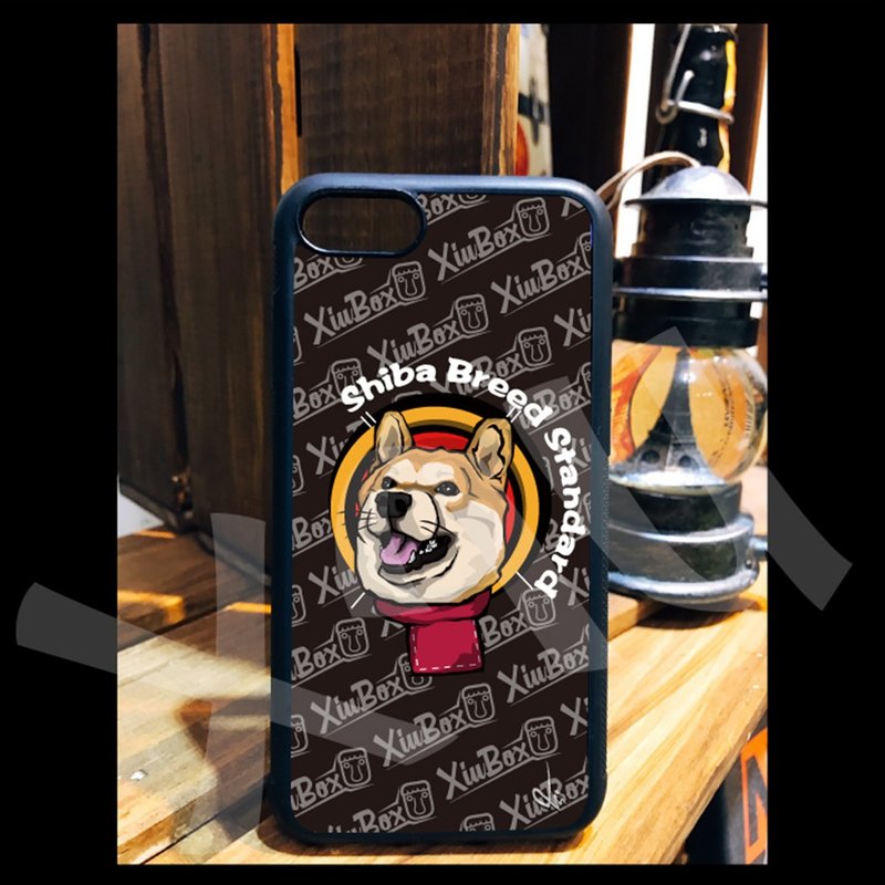 柴犬 狗 SHIBA 手繪 手機殼 iPhone 14 13 12 11 XR 8 7 6 SE X - 手機殼/手機套 - 矽膠 