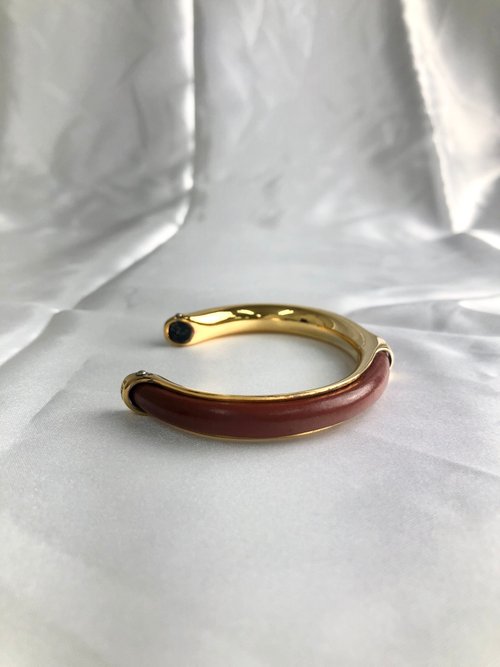 日本直送 名牌中古包 】HERMES エルメス バングル ブラウン