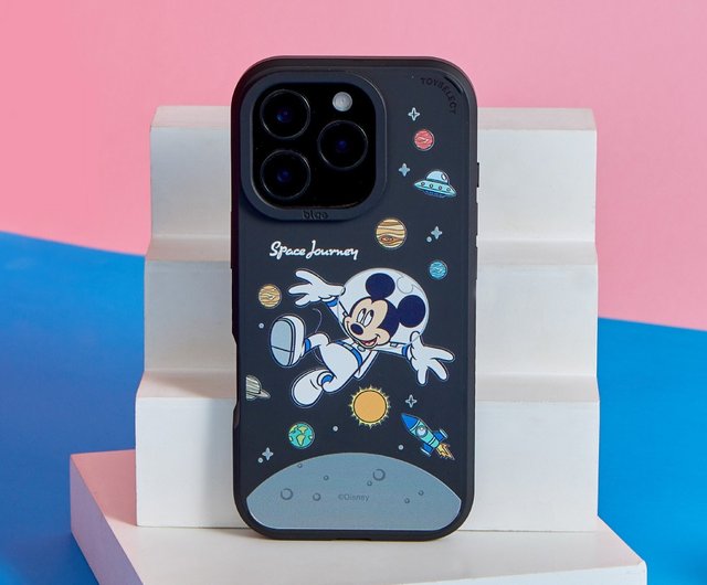 ミッキーマウス 宇宙旅行 iPhone スマホケース　MagSafe 対応 Disneyクラシック - ミッキーマウス宇宙飛行士キャニオンMagSafe対応