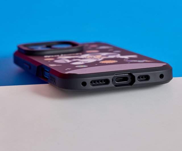 ミッキーマウス 宇宙旅行 iPhone スマホケース　MagSafe 対応 Disneyクラシック - ミッキーマウス宇宙飛行士キャニオンMagSafe対応