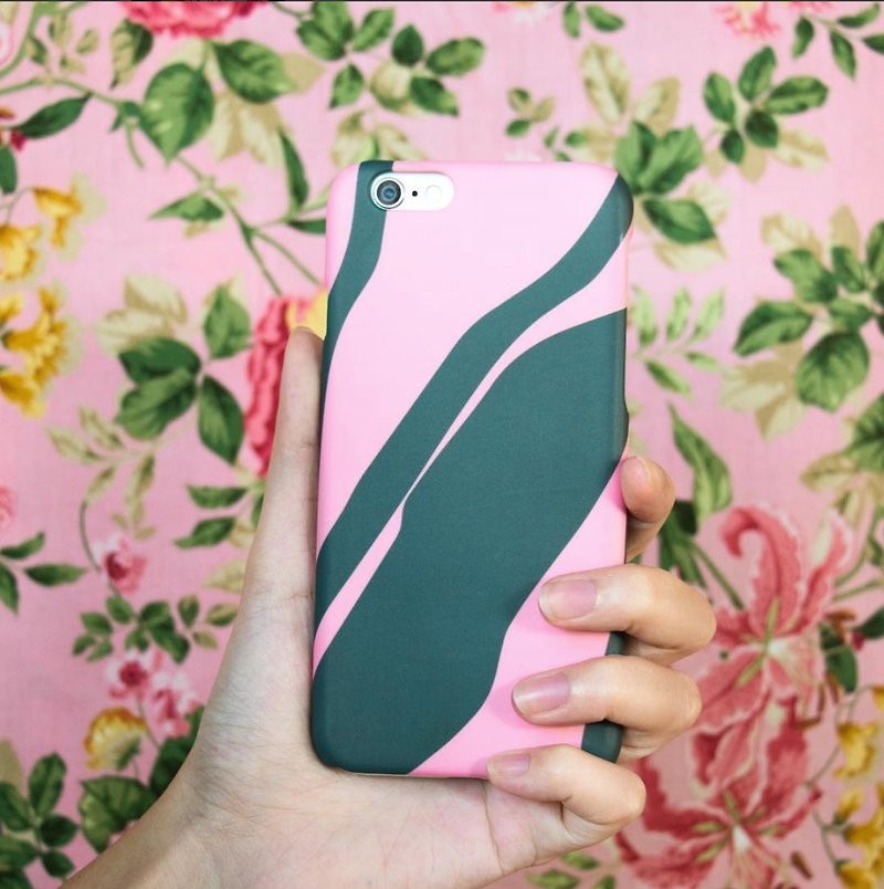 Pink Zebra Phone case - Phone Cases - Plastic Pink