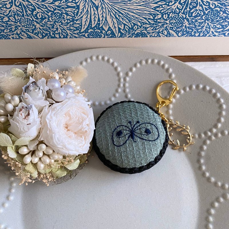 ミナペルホネン　メジャー　ちょうちょKH - 其他 - 棉．麻 卡其色