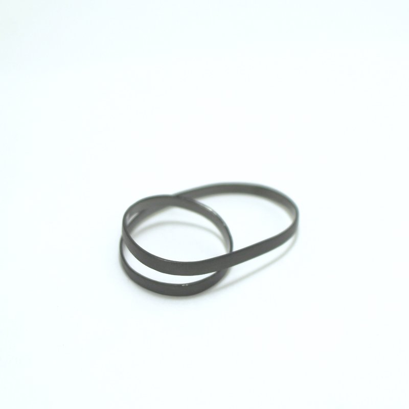 2 finger ring Black color - General Rings - Other Metals Black