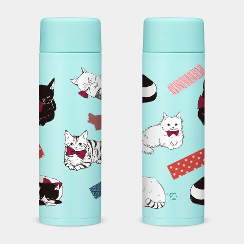 cat sky cat Zojirushi Stainless Steel thermos cup thermos bottle PS020 -  Shop PIXO.STYLE Vacuum Flasks - Pinkoi