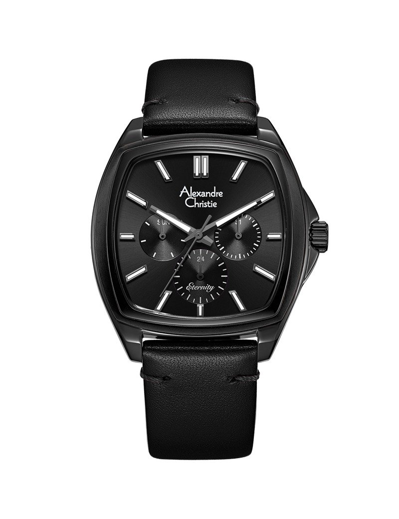 【AC Watch】6616BFLIPBA-SET Black - นาฬิกาผู้ชาย - สแตนเลส 