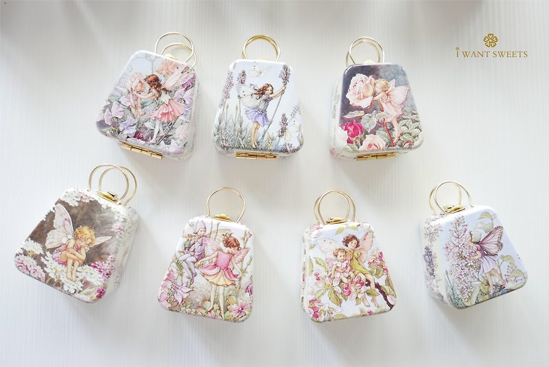 [British Candy House] Flower Fairy Portable Candy Gift Box - 2 types - ขนมคบเคี้ยว - วัสดุอื่นๆ หลากหลายสี