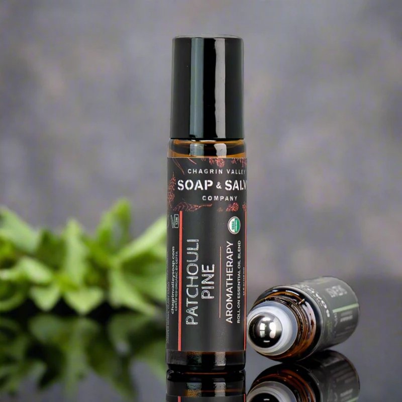 有機精油滾珠瓶 10mL/浪漫精靈/廣藿香/依蘭/絲柏/香水 - 潤膚露/按摩油 - 精油 