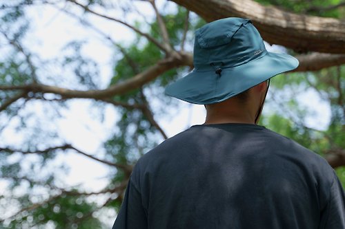 MECOVER 【MECOVER】防曬戶外休閒遮陽帽(太平洋藍)