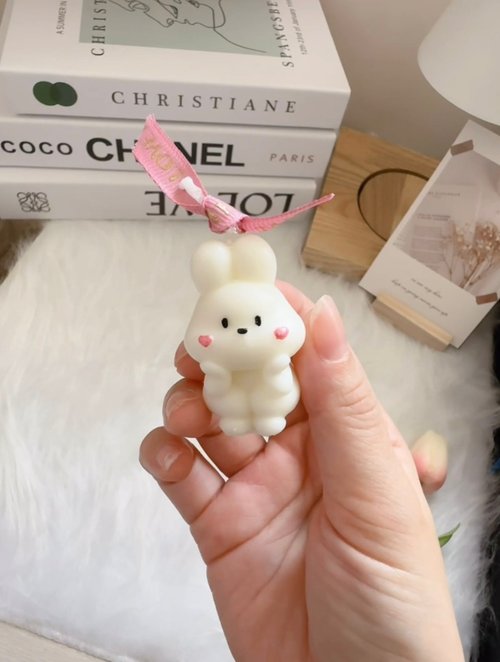 Piggy Candle韓式香氛蠟燭 婚禮小物 捧臉兔香氛蠟燭