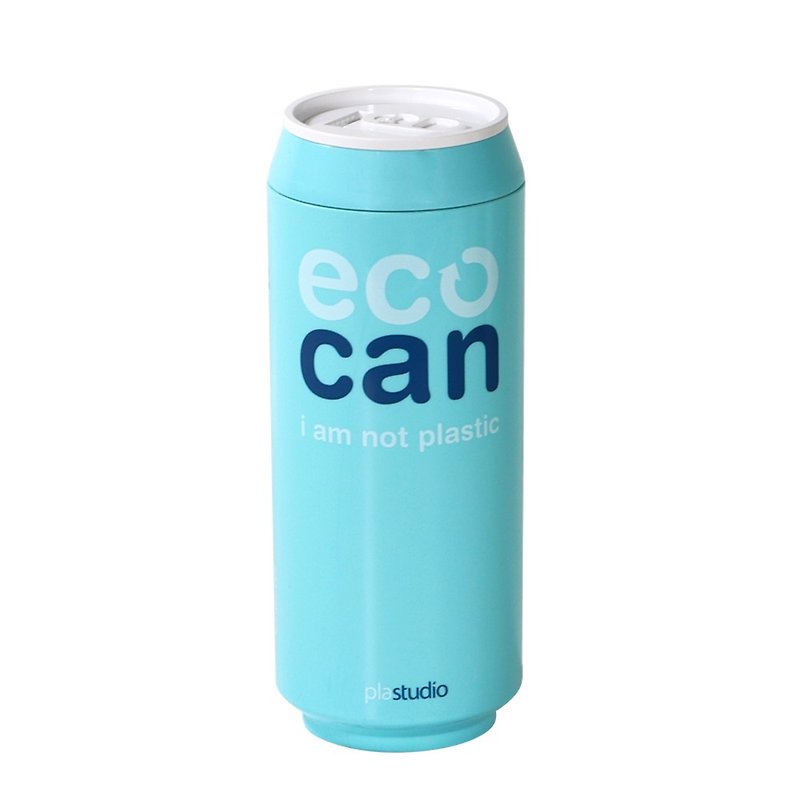 PLAStudio-ECO CAN-420ml-Made from Plant-Green - แก้วมัค/แก้วกาแฟ - วัสดุอีโค สีน้ำเงิน