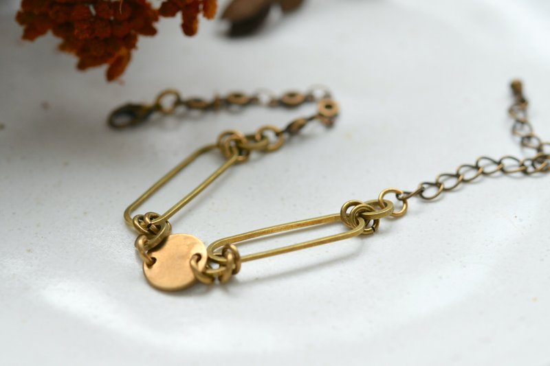 Bronze, Bronze bracelet interest │ - สร้อยข้อมือ - ทองแดงทองเหลือง สีทอง