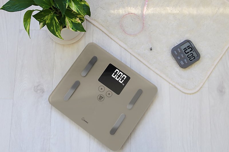 Dretec Weight Body Fat Scale BS-248 - Other - Glass Khaki