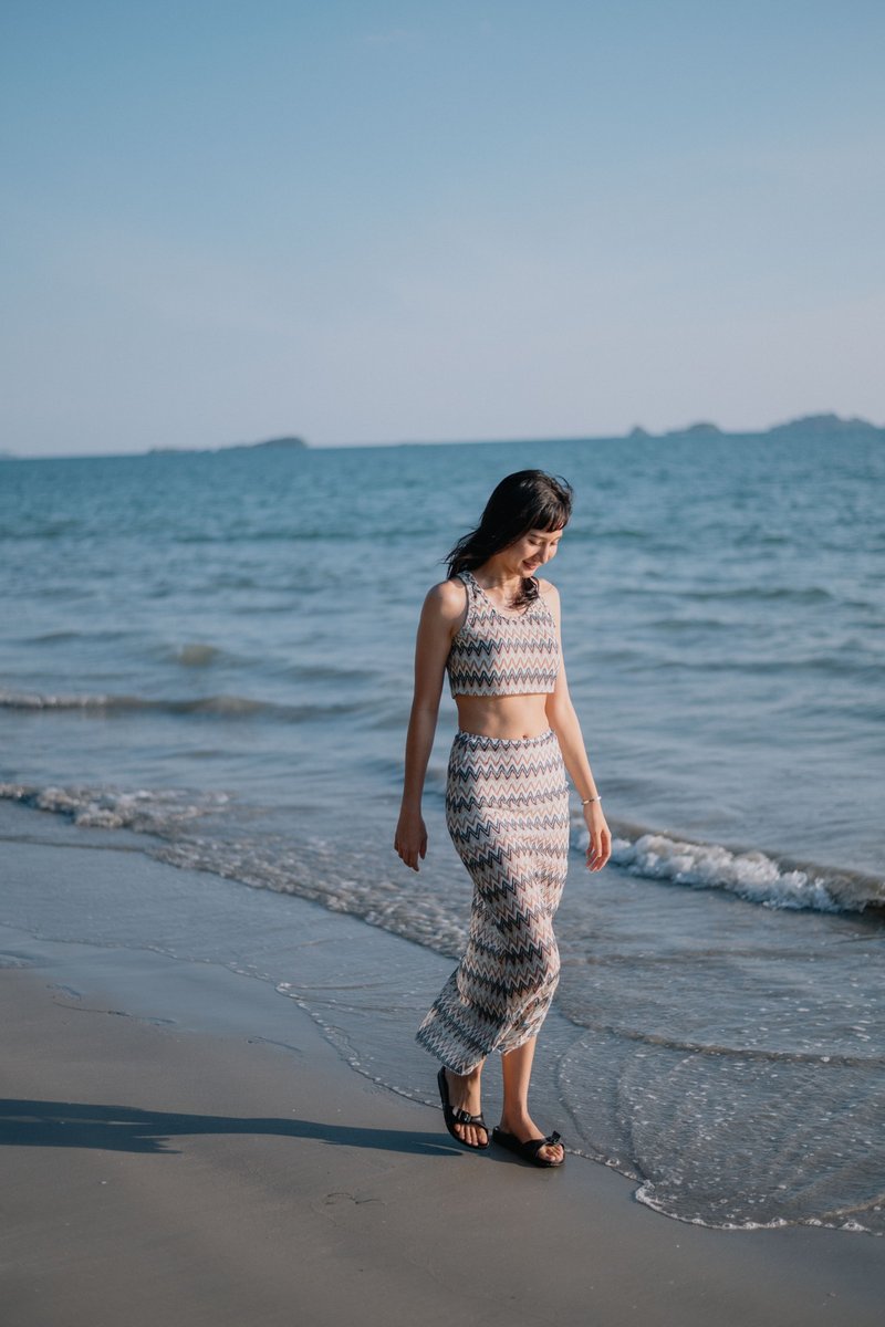 Cara Set / MAILLOT CO. - 裙子/長裙 - 其他材質 綠色