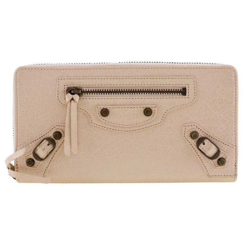 【日本直送】バレンシアガ BALENCIAGA クラシックコンチネンタル 長財布 253036 カーフ ベージュピンク レディース【中古】 - 錢包/皮夾/長短夾 - 真皮 粉紅色