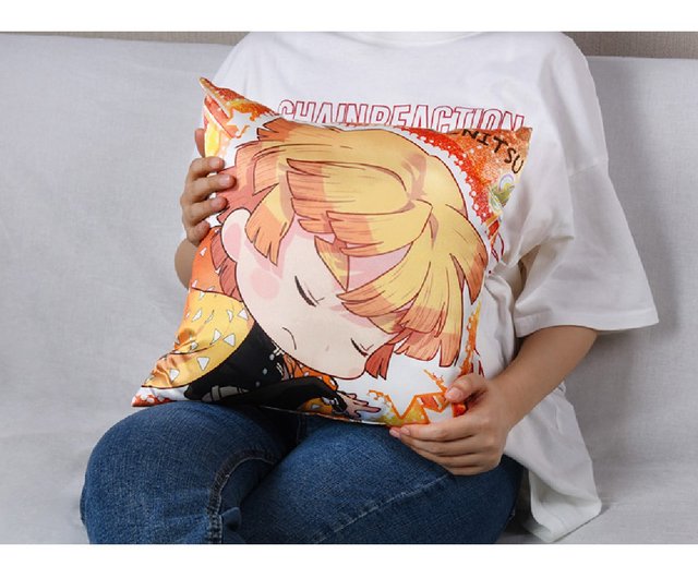 BIGGER】鬼滅の刃 フルカラー抱き枕(35×35) IP認定商品 アニメ周辺枕