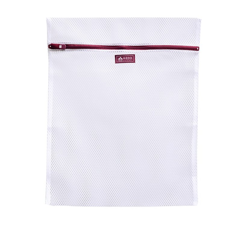 【有感良品】角型洗衣袋-45*55CM 荒目款 - 衣架/衣帽架/掛勾 - 聚酯纖維 白色