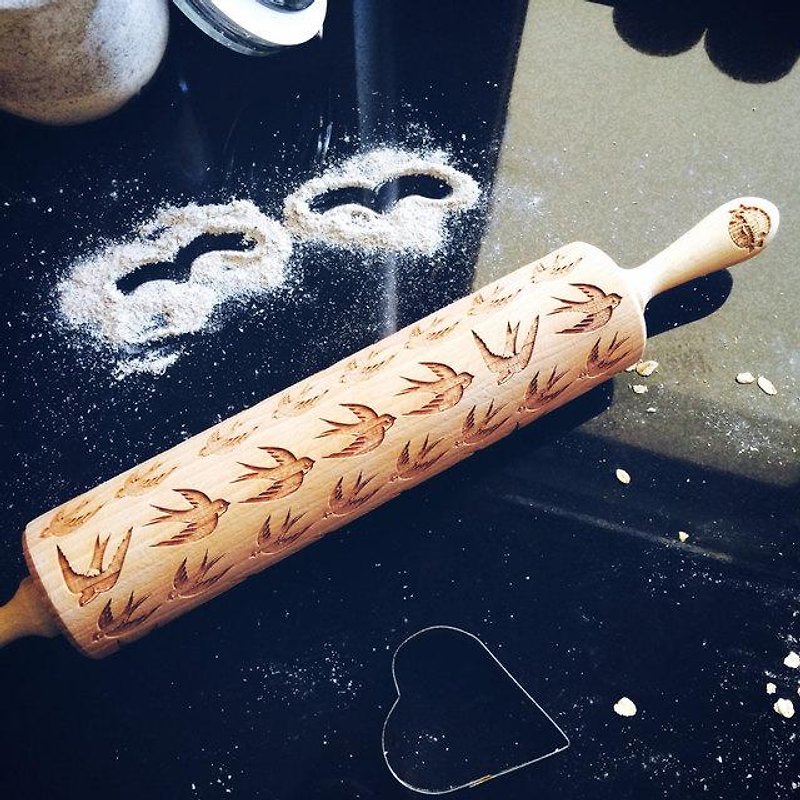 Swallow rolling pin * SWALLOWS - Cookware - Wood 