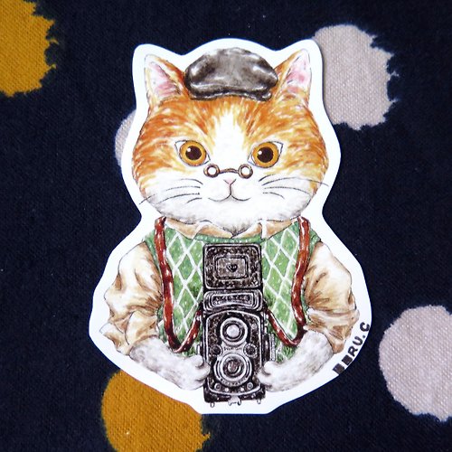 1s Goldfish (THOU.s.HAND) 我的志願: 貓貓攝影師 貼紙
