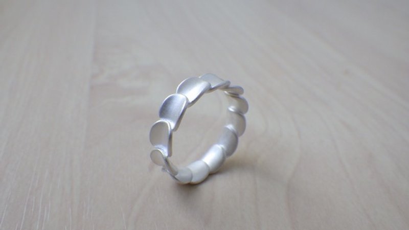 Eternity rings of potato chips - General Rings - Other Metals Silver