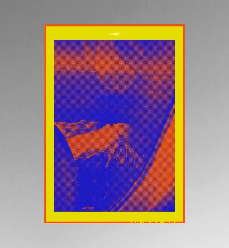 ポスターA2 | 富士山MTFUJI_01_No.45 - 海報/掛畫/掛布 - 紙 橘色